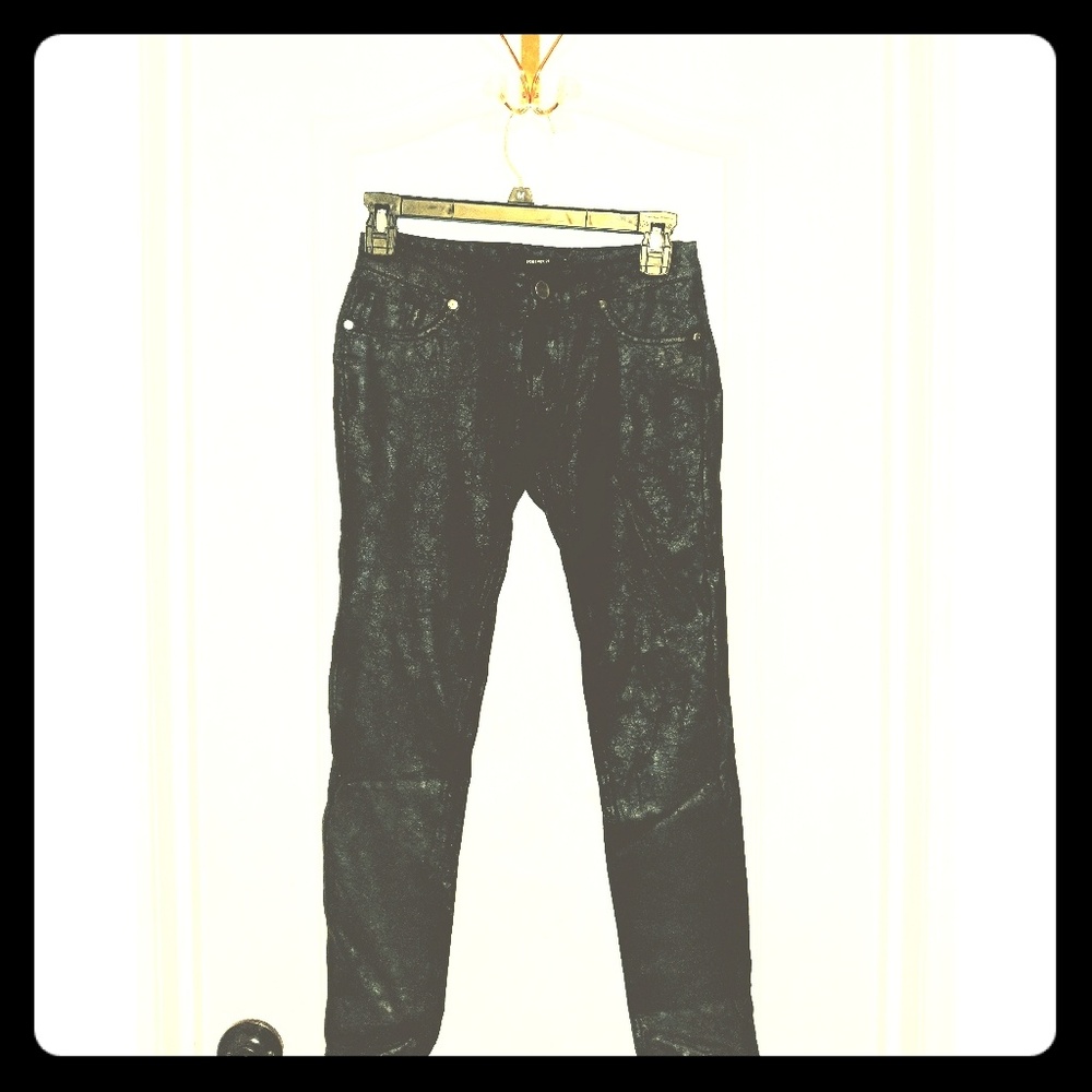Faux leather Forever 21 Jeggings